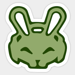 Green Pew Logo Sticker